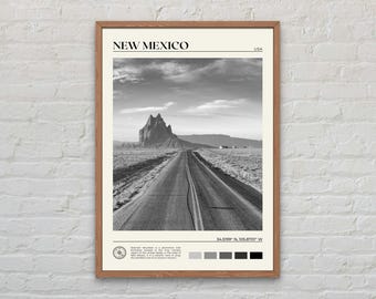 Black and White, New Mexico Print, New Mexico Wall Art, New Mexico Poster, New Mexico Photo, New Mexico Poster Print, United States Poster