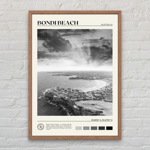 Black and White, Bondi Beach Print, Bondi Beach Art, Bondi Beach Poster, Bondi Beach Photo, Bondi Beach Poster Print, Bondi Beach Decor