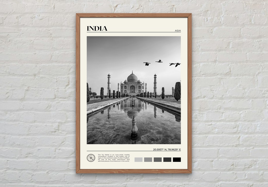 Black and White, India Print, India Wall Art, India Poster, India Photo ...