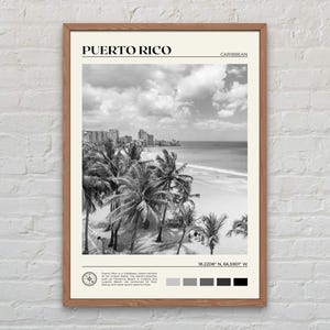 Black and White, Puerto Rico Print, Puerto Rico Art, Puerto Rico Poster, Puerto Rico Photo, Puerto Rico Poster Print, Puerto Rico Decor