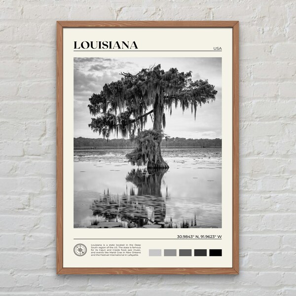 Louisiana Wall Art Etsy