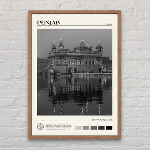 Black and White, Punjab Print, Punjab Wall Art, Punjab Poster, Punjab Photo, Punjab Poster Print, Punjab Wall Decor, India Poster, Asia