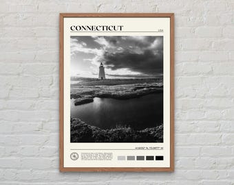 Black and White, Connecticut Print, Connecticut Art, Connecticut Poster, Connecticut Photo, Connecticut Poster Print, Connecticut Decor