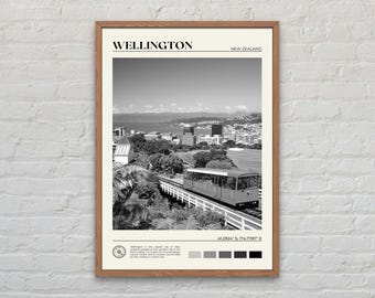 Black and White, Wellington Print, Wellington Art, Wellington Poster, Wellington Photo, Wellington Poster Print, Wellington Wall Decor