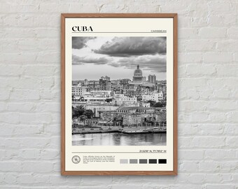 Black and White, Cuba Print, Cuba Wall Art, Cuba Poster, Cuba Photo, Cuba Poster Print, Cuba Wall Decor, Havana, Caribbean Poster Print