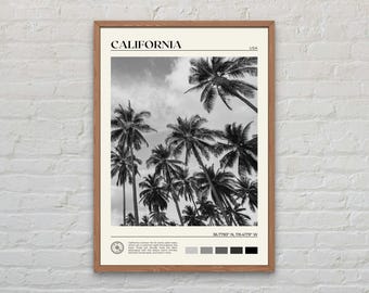 Black and White, California Print, California Wall Art, California Poster, California Photo, California Poster Print, California Decor