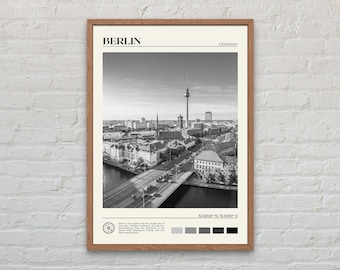 Black and White, Berlin Print, Berlin Wall Art, Berlin Poster, Berlin Photo, Berlin Poster Print, Berlin Wall Decor, Germany Poster Print