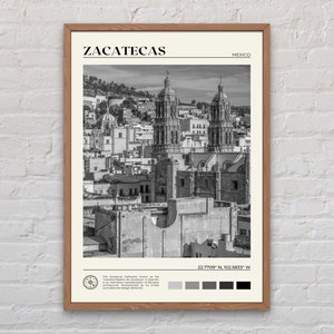 Schwarz und weiß, Zacatecas Druck, Zacatecas Wandkunst, Zacatecas Poster, Zacatecas Foto, Zacatecas Poster Druck, Zacatecas Dekor, Mexiko