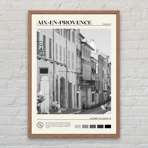 Black and White, Aix-en-Provence Print, Aix-en-Provence Wall Art, Aix-en-Provence Poster, Aix-en-Provence Photo, Aix-en-Provence Decor