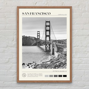 Schwarz und weiß, San Francisco Bay Bereich Druck, Bucht Bereich Wandkunst, Bucht Bereich Poster, Bucht Bereich Foto, Bucht Bereich Poster Druck, Bucht Bereich Dekor