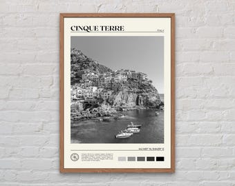 Black and White, Cinque Terre Print, Cinque Terre Wall Art, Cinque Terre Poster, Cinque Terre Photo, Cinque Terre Poster Print, Italy