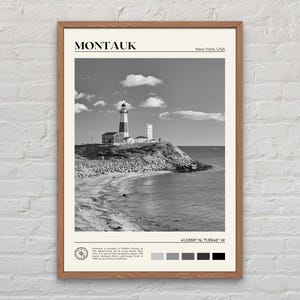 Black and White, Montauk Print, Montauk Wall Art, Montauk Poster, Montauk Photo, Montauk Poster Print, Montauk Wall Decor, New York Poster