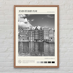 Black and White, Amsterdam Print, Amsterdam Wall Art, Amsterdam Poster, Amsterdam Photo, Amsterdam Poster Print, Amsterdam Decor