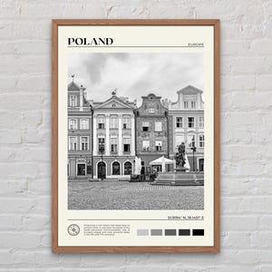 Black and White, Poland Print, Poland Wall Art, Poland Poster, Poland Photo, Poland Poster Print, Poland Wall Decor, Warsaw Poster, Europe