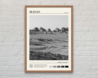 Black and White, Sudan Print, Sudan Wall Art, Sudan Poster, Sudan Photo, Sudan Poster Print, Sudan Wall Decor, Africa Poster Print