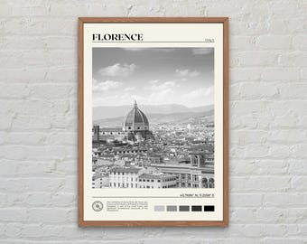 Black and White, Florence Print, Florence Wall Art, Florence Poster, Florence Photo, Florence Poster Print, Florence Wall Decor, Italy