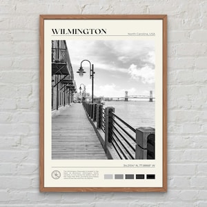 Black and White, Wilmington Print, Wilmington Wall Art, Wilmington Poster, Wilmington Photo, Wilmington Poster Print, Wilmington Decor