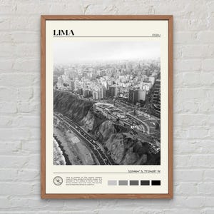 Black and White, Lima Print, Lima Wall Art, Lima Poster, Lima Photo, Lima Poster Print, Lima Wall Decor, Peru, South America Poster Print