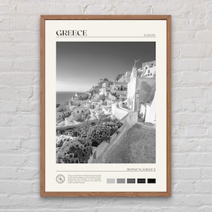 Black and White, Greece Print, Greece Wall Art, Greece Poster, Greece Photo, Greece Poster Print, Greece Wall Decor, Europe Poster Print