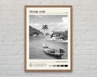 Black and White, Thailand Print, Thailand Wall Art, Thailand Poster, Thailand Photo, Thailand Poster Print, Thailand Wall Decor, Asia