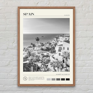 Black and White, Spain Print, Spain Wall Art, Spain Poster, Spain Photo, Spain Poster Print, Spain Wall Decor, Madrid, Barcelona, Malaga