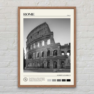 Black and White, Rome Print, Rome Wall Art, Rome Poster, Rome Photo, Rome Poster Print, Rome Wall Decor, Roma Print, Italy Poster Print