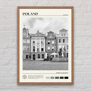 Black and White, Poland Print, Poland Wall Art, Poland Poster, Poland Photo, Poland Poster Print, Poland Wall Decor, Warsaw Poster, Europe