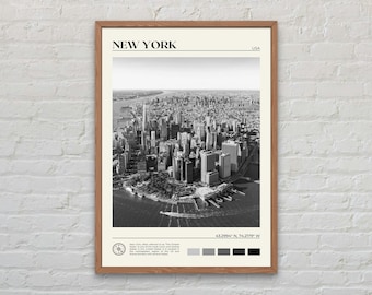 Black and White, New York State Print, New York Wall Art, New York Poster, New York Photo, New York Poster Print, New York Decor, USA