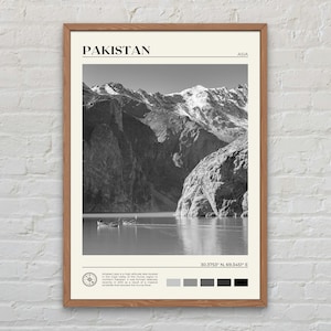 Schwarzweiß, Pakistan Druck, Pakistan Wandkunst, Pakistan Poster, Pakistan Foto, Pakistan Poster Druck, Pakistan Wanddekor, Asien