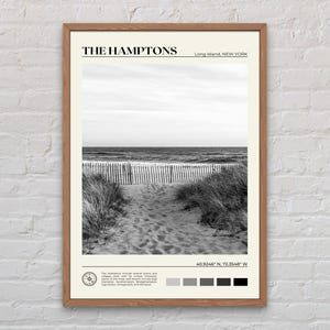 Black and White, The Hamptons Print, The Hamptons Art, The Hamptons Poster, The Hamptons Photo, The Hamptons Decor, New York Poster Print