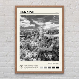 Schwarzweiß, Ukraine Druck, Ukraine Wandkunst, Ukraine Poster, Ukraine Foto, Ukraine Poster Druck, Ukraine Wanddekor, Kyiv, Lwiw