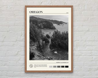 Black and White, Oregon Print, Oregon Wall Art, Oregon Poster, Oregon Photo, Oregon  Poster Print, Oregon Wall Decor, USA Poster Print