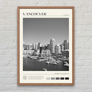 Schwarz und Weiß, Vancouver Druck, Vancouver, Wandkunst, Vancouver Poster, Vancouver Foto, Vancouver Poster Druck, Vancouver Dekor, Kanada