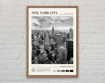 Black and White, New York City Print, New York City Wall Art, New York City Poster, New York City Photo, New York City Poster Print