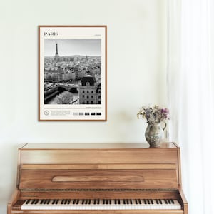 Black and White, Paris Print, Paris Wall Art, Paris Poster, Paris Photo, Paris Poster Print, Paris Wall Decor, France Poster Print image 4
