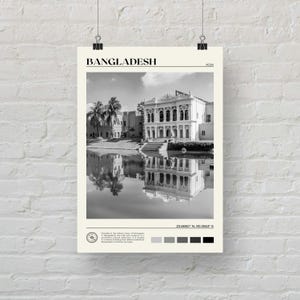 Black and White, Bangladesh Print, Bangladesh Wall Art, Bangladesh Poster, Bangladesh Photo, Bangladesh Poster Print, Bangladesh Decor image 5