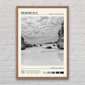 Black and White, Bermuda Print, Bermuda Wall Art, Bermuda Poster, Bermuda Photo, Bermuda Poster Print, Bermuda Wall Decor, North America