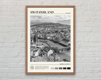 Black and White, Switzerland Print, Switzerland Art, Switzerland Poster, Switzerland Photo, Switzerland Poster Print, Switzerland Decor