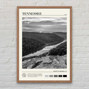 Black and White, Tennessee Print, Tennessee Wall Art, Tennessee Poster, Tennessee Photo, Tennessee Poster Print, Tennessee Wall Decor, USA