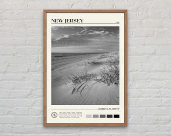 Black and White, New Jersey Print, New Jersey Art, New Jersey Poster, New Jersey Photo, New Jersey Poster Print, New Jersey Decor, USA
