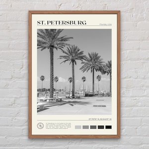 Black and White, St. Petersburg Print, St. Petersburg Wall Art, St. Petersburg Poster, St. Petersburg Photo, St. Petersburg Wall Decor