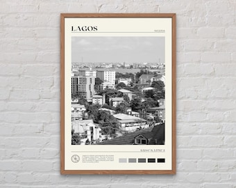 Black and White, Lagos Print, Lagos Wall Art, Lagos Poster, Lagos Photo, Lagos Poster Print, Lagos Wall Decor, Nigeria Poster Print