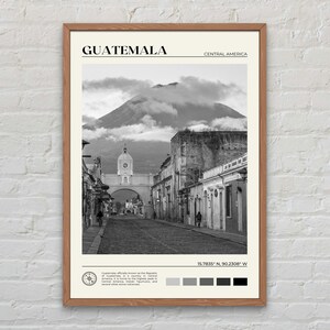 Black and White, Guatemala Print, Guatemala Wall Art, Guatemala Poster, Guatemala Photo, Guatemala Poster Print, Guatemala Wall Decor