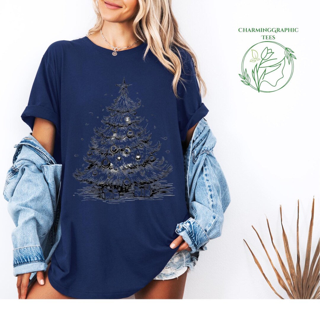 Joli Arbre De Noël - Sweat-shirt Graphique Merry Christmas