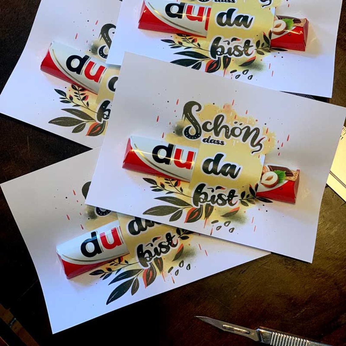 Vorlage Als DIN A4 PDF Duplo Sch n Dass Du Da Bist Etsy de