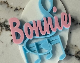 Personalized Custom Music Bogg Bag Charm.