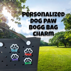 Personalized 3d Custom Dog Bogg Bag Accessories Charm