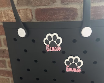 Personalized 3d Custom Dog Bogg Bag Accessories Charm