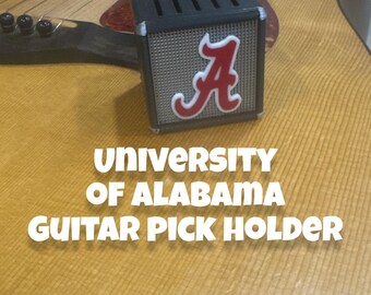 University of Alabama Crimson Tide Guitar Amp Pick holder.  Roll Tide
