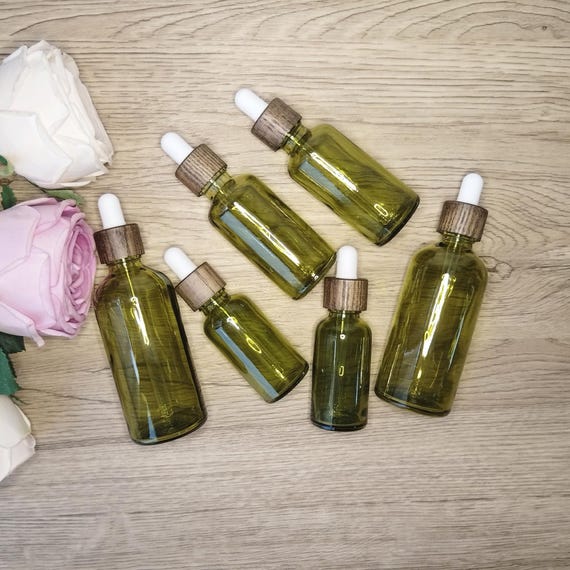 20 Flaconi Vetro Ambrato 100ml Con Contagocce - Per Oli Essenziali E Cosmetici - Foto 13